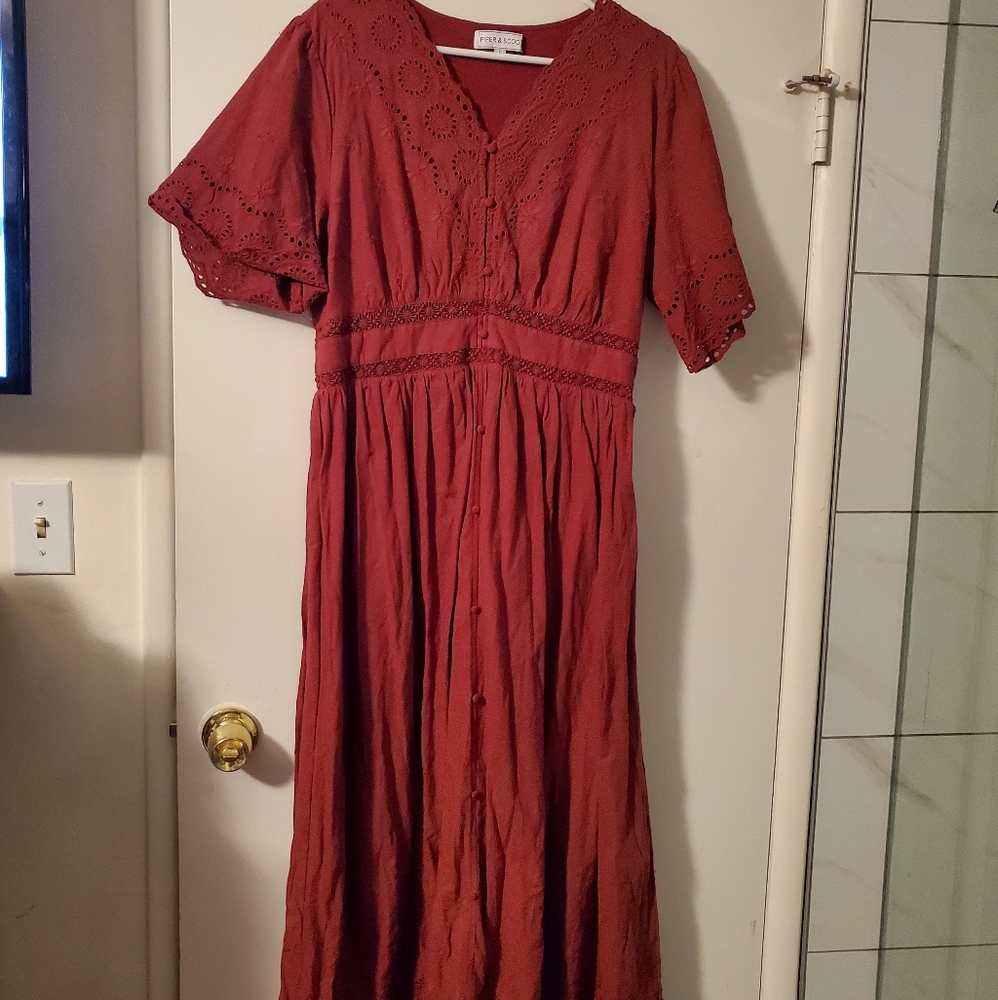 Piper and scoot midi dress